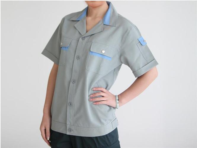 广州万锦服装 产品展厅 >天河短袖厂服订做,天河工厂厂服定制